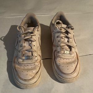 White Nike Air Force 1s